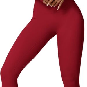 ABOCIW Workout Sets for Women 2 Piece Square Neck Long Sleeve Crop Tops High Waist Flared Leggings Gym Sets