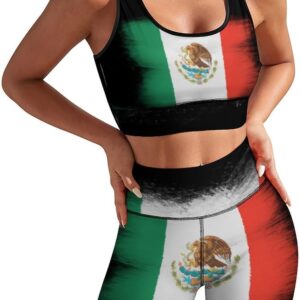 AuHomea Women's Yoga Outfit, 2 Piece Set Workout Athletic Shorts Leggings And Sports Bra Set Seamless Gym Clothes