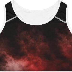 Bold Smoke Sports Bra, Workout Top, Fitness Apparel, Gym Gear, Athleisure Clothing, Activewear