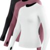 CADMUS Quick-Drying Running Long Sleeve Shirt for Women Workout Shirts