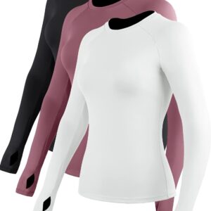 CADMUS Quick-Drying Running Long Sleeve Shirt for Women Workout Shirts