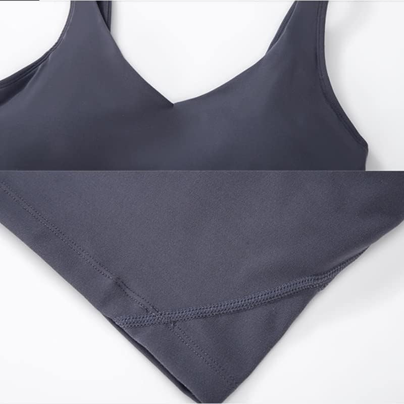 JOQWJPOIJ Women Sports Bra Tight Gym Crop Top Yoga Vest with Chest Pad Fitness Clothing - Image 5