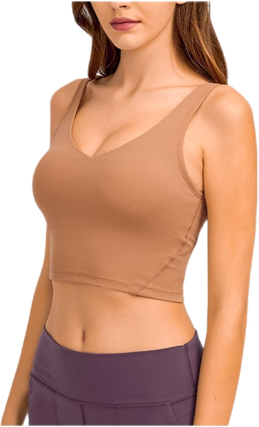 JOQWJPOIJ Women Sports Bra Tight Gym Crop Top Yoga Vest with Chest Pad Fitness Clothing