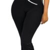 XZLUFNY 2 Piece Workout Sets for Women High Waist Legging with Color Block Sport Tank Top Gym Outfits