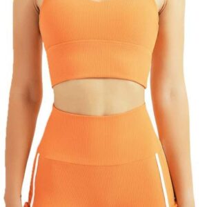 Yoga Set Women's Tracksuit Workout Female Clothe Women Sportswear Gym Fitness Clothing Running Sport Pant Short(E,Small)