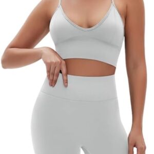 Yoga Suit Sports Set Gym Push Up Shockproof High Intensity Clothes Women Women Seamless Breathable Sports Pants